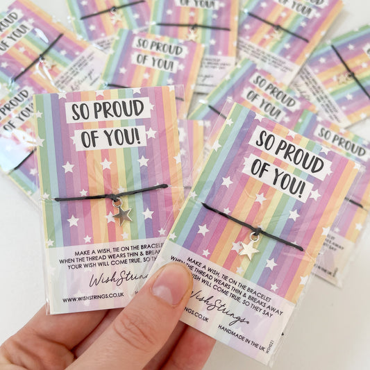 12 x WishStrings ‘So Proud of You’ Design | RRP £3.99 Each | Fantastic Margins | Limited Stock