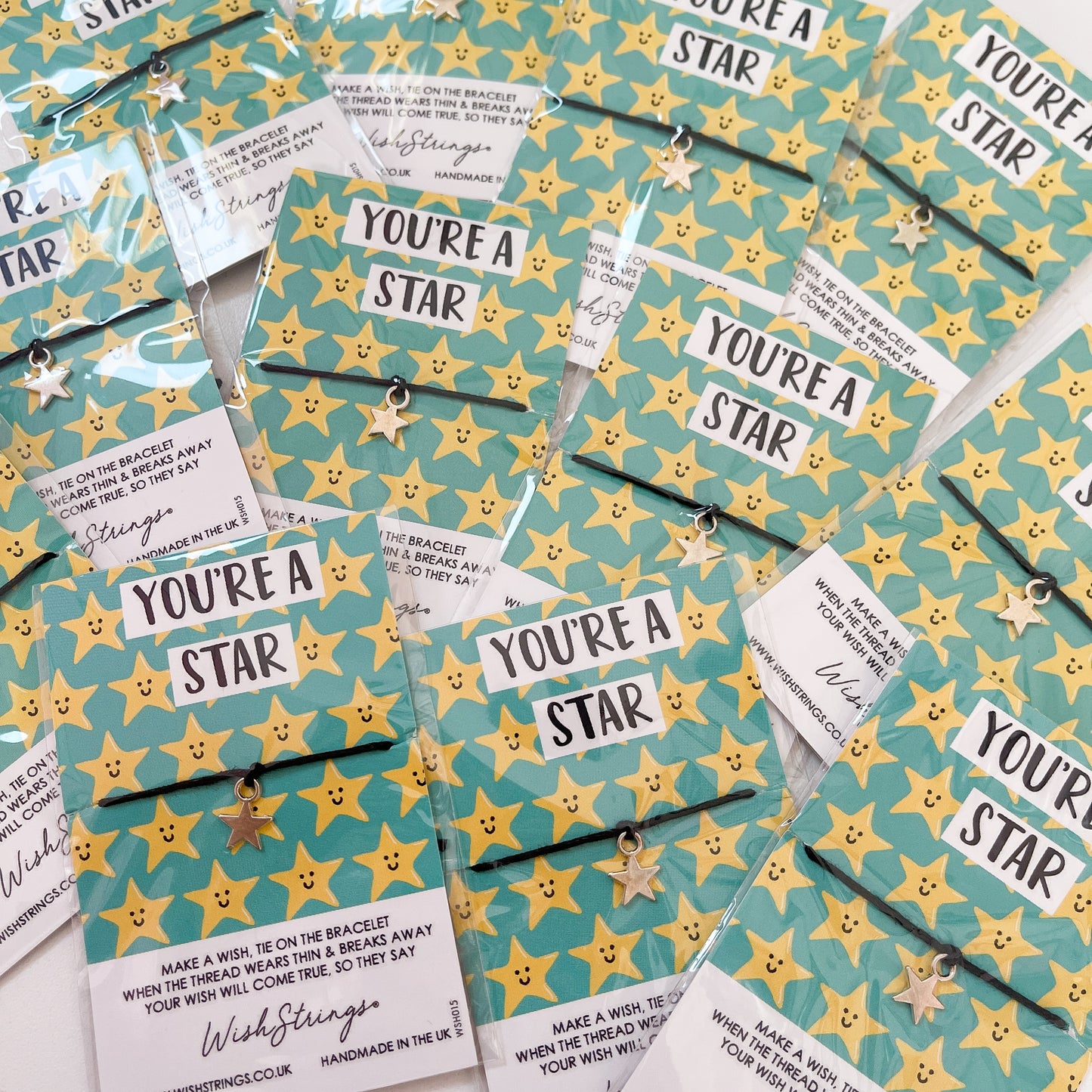 12 x WishStrings ‘You’re a Star’ Design | RRP £3.99 Each | Fantastic Margins | Limited Stock