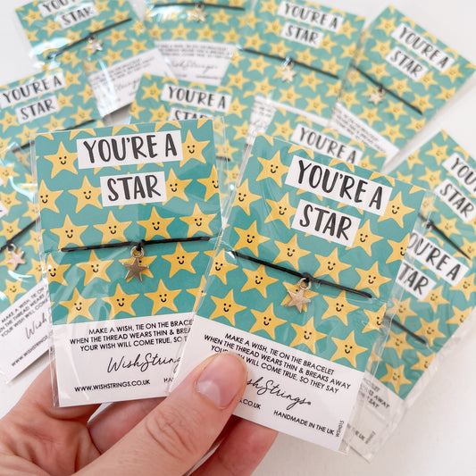 12 x WishStrings ‘You’re a Star’ Design | RRP £3.99 Each | Fantastic Margins | Limited Stock