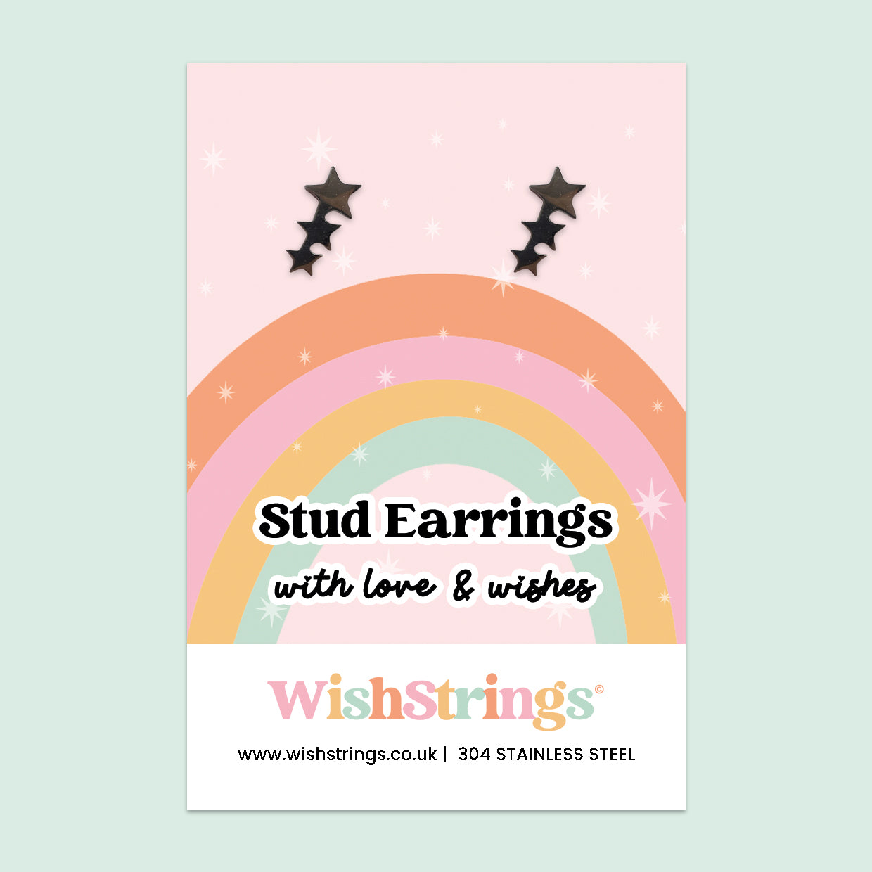 Star Stud Earrings | 304 Stainless Steel | E001