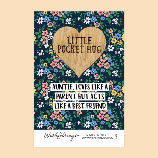 AUNTIE LOVES - Oak Pocket Hug Token | J073