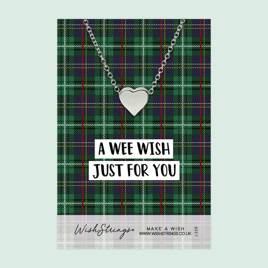 A Wee Wish - Heart Necklace - J223