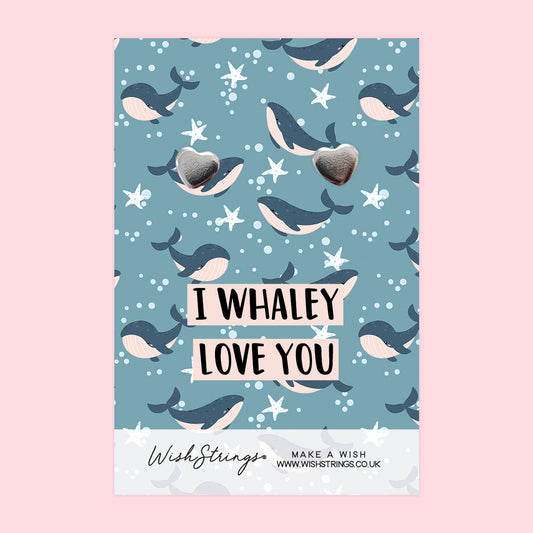 Whaley Love You - Heart Stud Earrings | J320