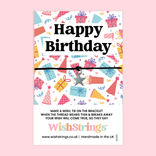 Happy Birthday - WishStrings Wish Bracelet - WS051★