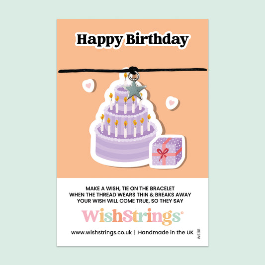Happy Birthday - WishStrings Wish Bracelet - WS161★