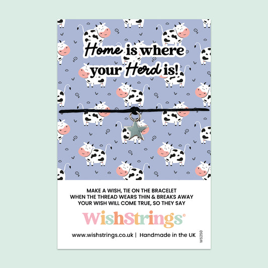 Home is Where Your Herd Is - WishStrings Wish Bracelet - WS250★