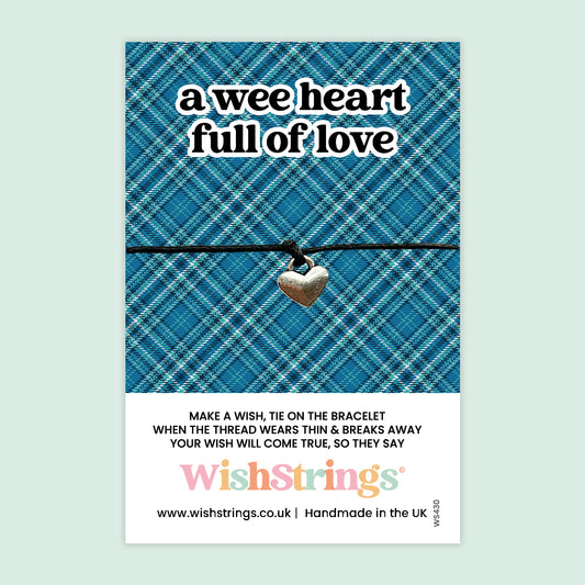 Wee Heart - WishStrings Wish Bracelet - WS430♥