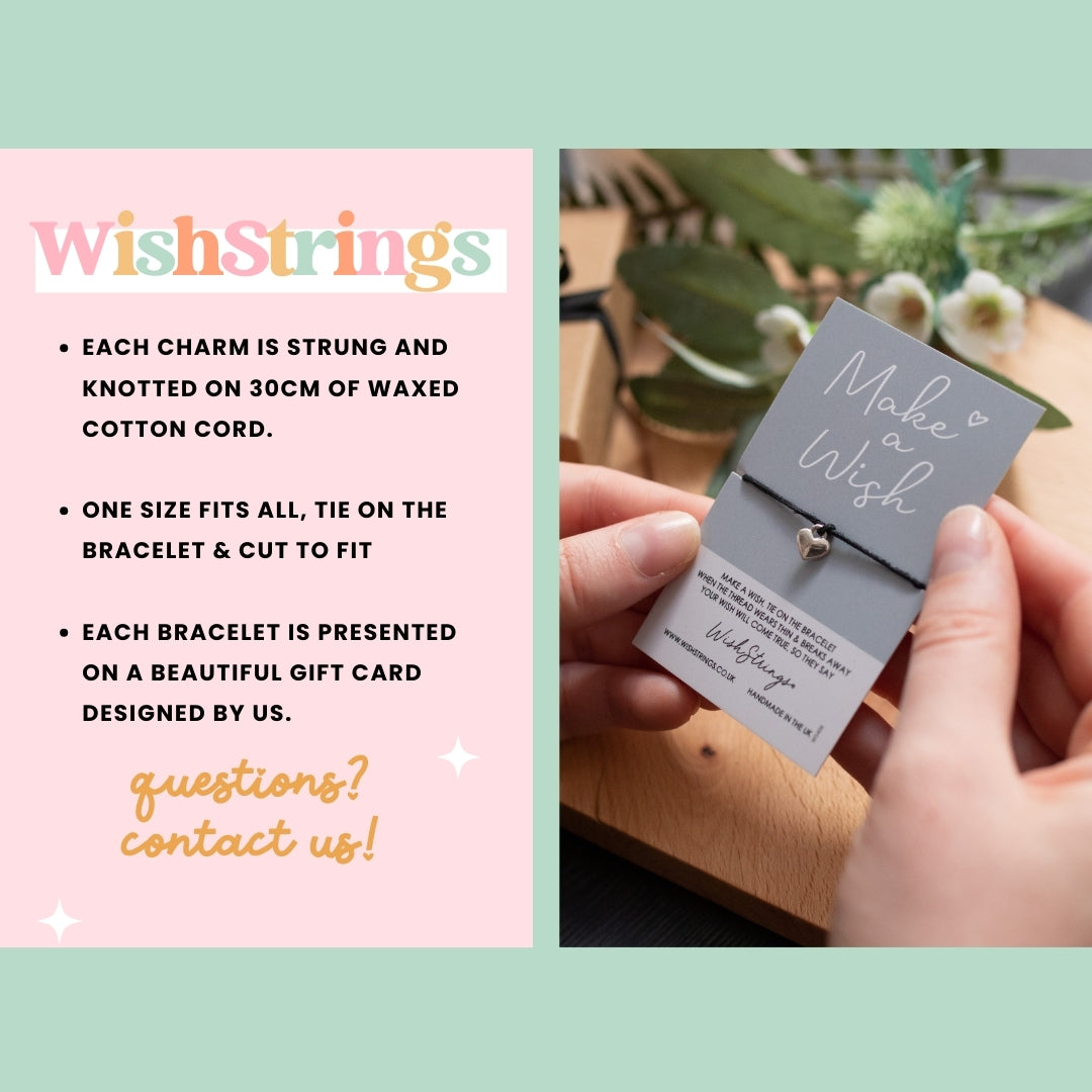 Bespoke WishString Bracelet – “Wishes from” | Personalised Souvenir with Your Logo