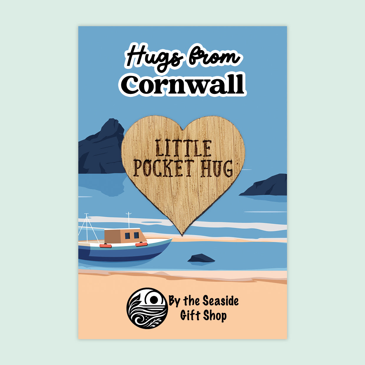 Bespoke Pocket Hug – “Hugs from” | Personalised Souvenir with Your Logo