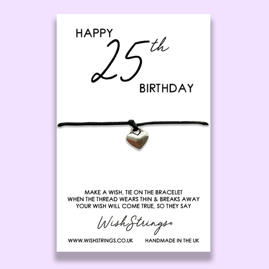 25th BIRTHDAY - WishStrings - WS198♥