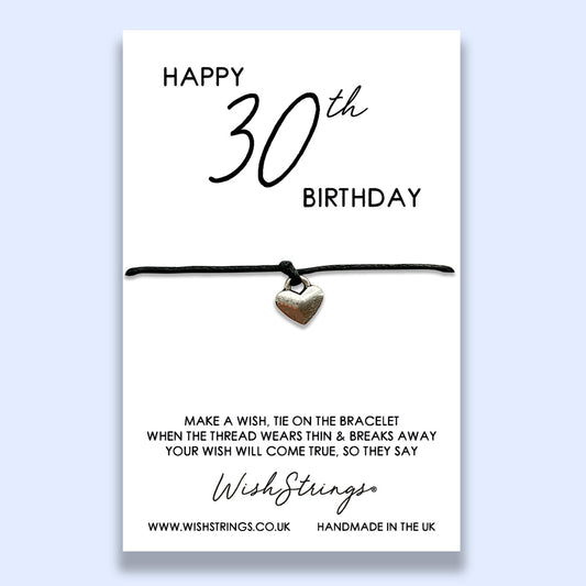 30th BIRTHDAY - WishStrings - WS194♥