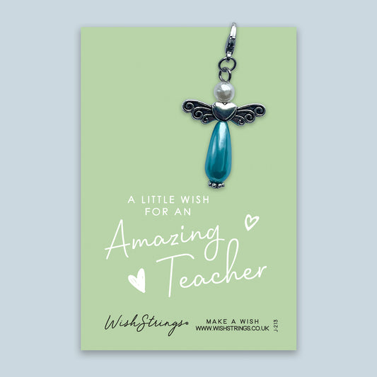 AMAZING TEACHER - Wish Angels, Clip on Keepsake | J213