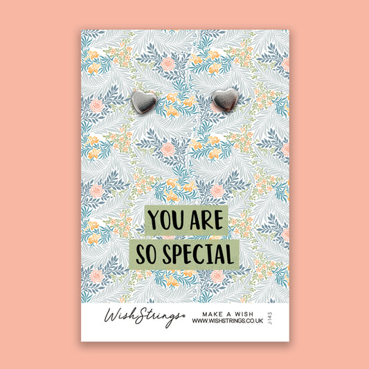 YOU ARE SO SPECIAL - J145 HEART EARRINGS