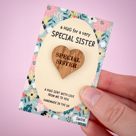 Special Sister - Pocket Hug Token - SW016