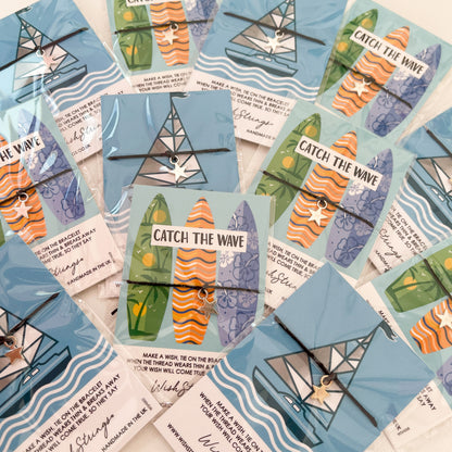 12 x WishStrings Boat & Surfboard ‘Catch the Waves’ Designs | RRP £3.99 Each | Fantastic Margins | Limited Stock