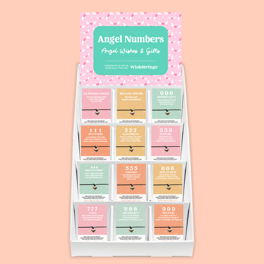 Angel Numbers Collection – Pre-Filled Counter Display Stand