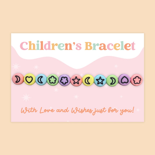 Dream Symbols - Children's Beaded Bracelet (CB021)