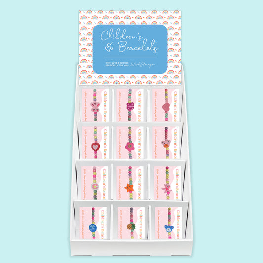 Children's Bracelets - Pre-filled Counter Display Stand