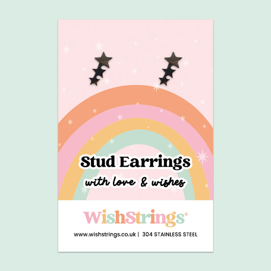 Star Stud Earrings | 304 Stainless Steel | E001