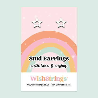 Star Stud Earrings | 304 Stainless Steel | E010