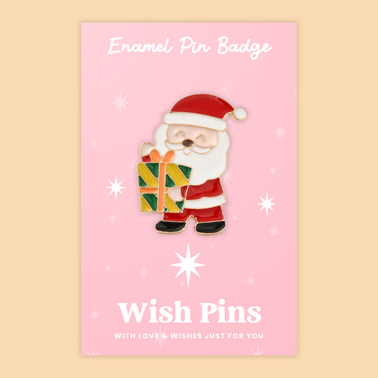 Father Christmas - Wish Pins - Enamel Pin Badge (EWP028)