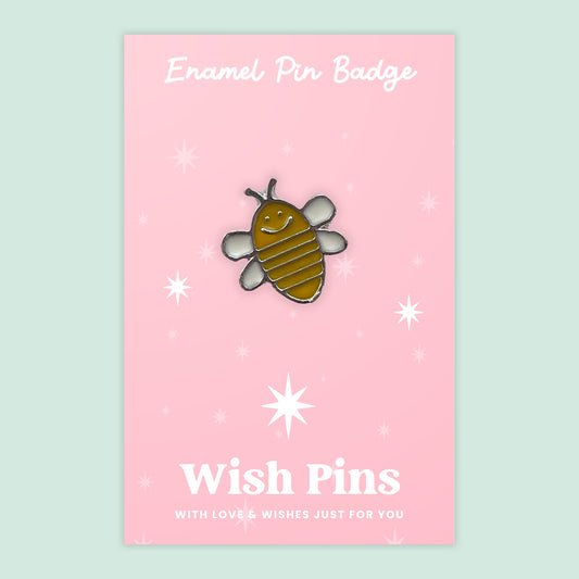 Bee - Wish Pins - Enamel Pin Badge (EWP030)