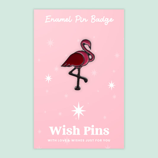 Flamingo - Wish Pins - Enamel Pin Badge (EWP032)