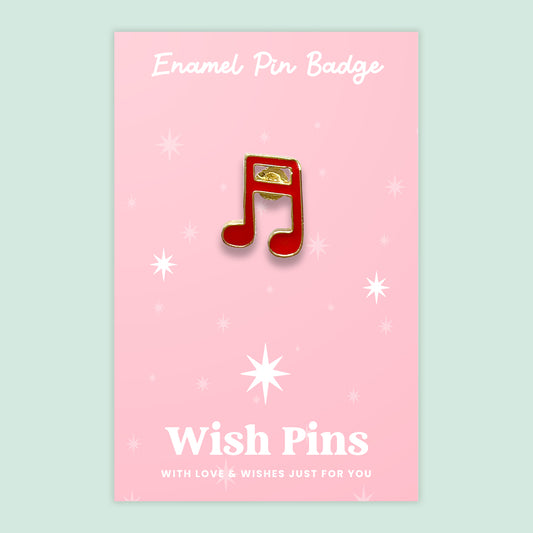 Music Note - Wish Pins - Enamel Pin Badge (EWP034)