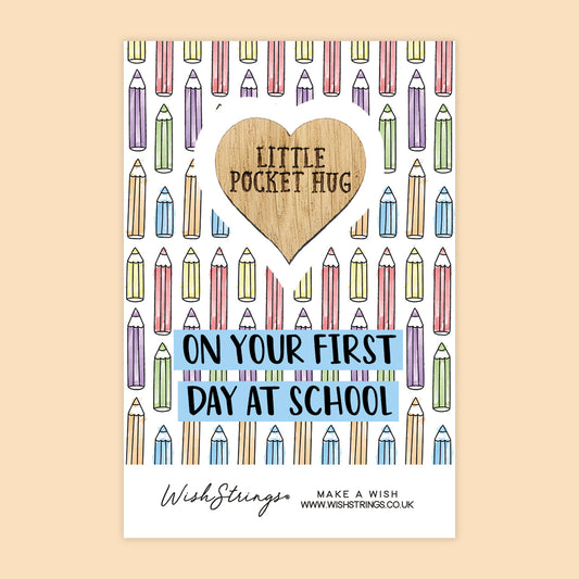 SALE - First Day at School - Pocket Hug - FL003