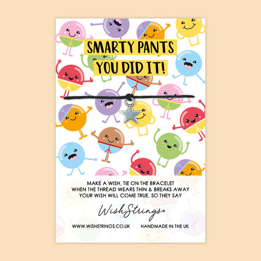 SALE - Smarty Pants You Did It - WishStrings Wish Bracelet - FL009