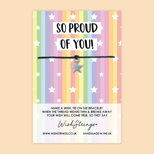 SALE - So Proud of You - WishStrings Wish Bracelet - FL010