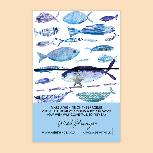 SALE - Fish Design - WishStrings Wish Bracelet - FL015