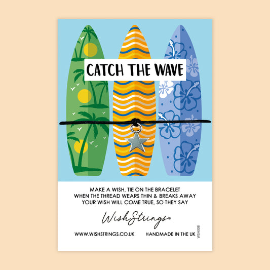 SALE - Catch the Wave - WishStrings Wish Bracelet - FL019