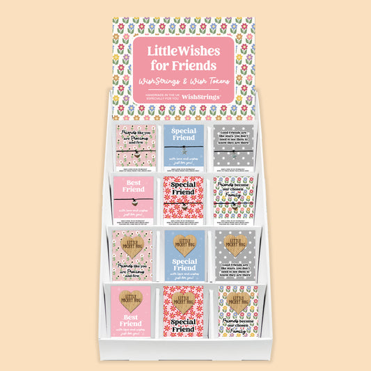 Friendship, WishStrings & Pocket Hugs - Pre-filled Counter Display Stand