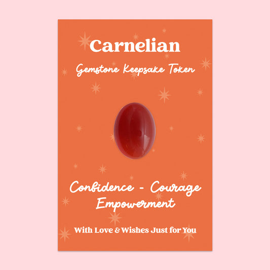 Carnelian Gemstone Keepsake Token | GS010