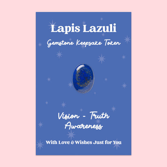 Lapis Lazuli Gemstone Keepsake Token | GS063