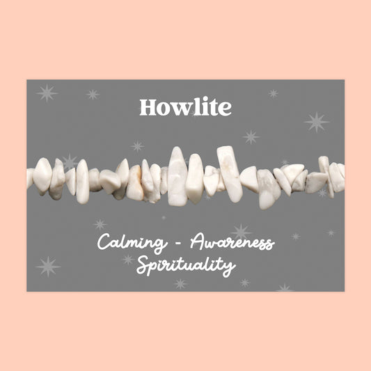 Howlite - Gemstone Chip Bracelet - GS072