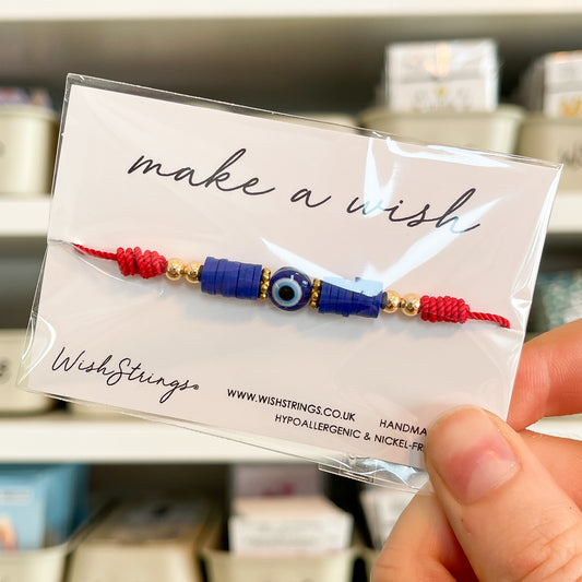SALE - Lucky Eye, adjustable bracelet - S050