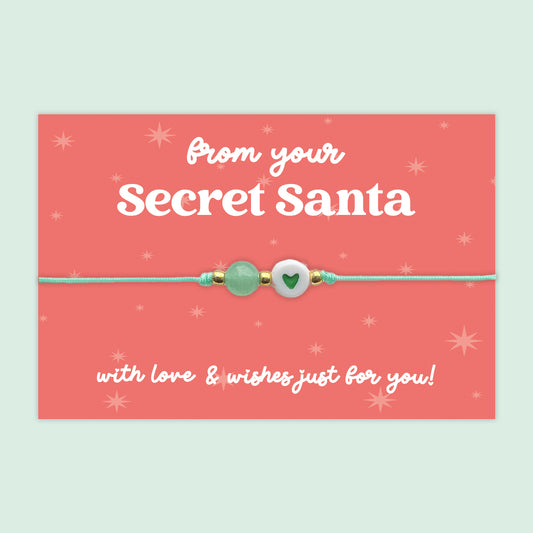 Secret Santa - Heart Adjustable Friendship Bracelet - J054FB