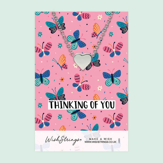 THINKING OF YOU - Heart Necklace - J055