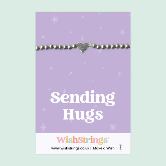SENDING HUGS - Heart Beaded Bracelet - J057