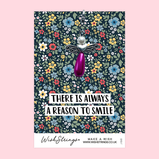 REASON TO SMILE - Wish Angels, Clip on Keepsake | J060