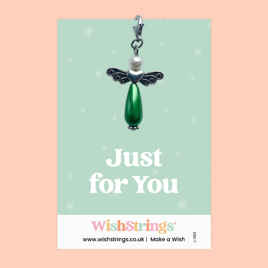 JUST FOR YOU - Wish Angels, Clip on Keepsake | J063