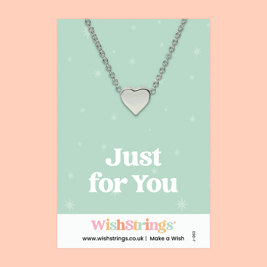 JUST FOR YOU - Heart Necklace - J063