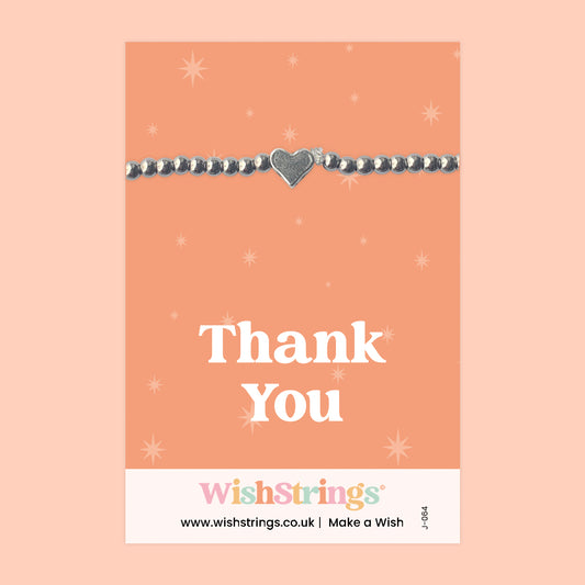THANK YOU - Heart Beaded Bracelet - J064