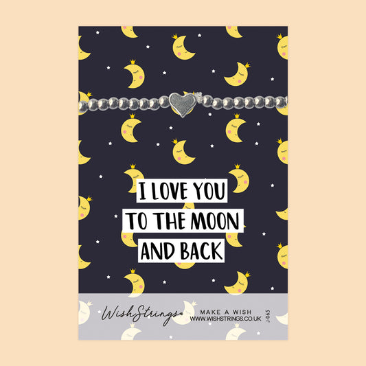 MOON & BACK - Heart Beaded Bracelet - J065