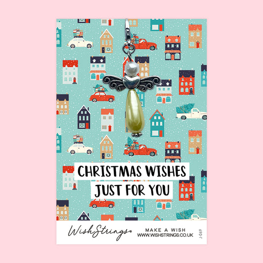 CHRISTMAS HOUSES - Wish Angels, Clip on Keepsake | J069