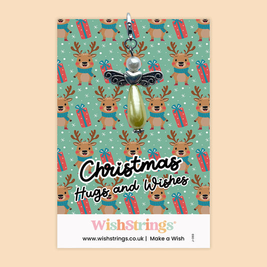 Christmas Hugs & Wishes - Wish Angels, Clip on Keepsake | J069 NEW