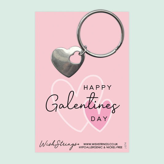 GALENTINES - HEART KEYRING - J074-KR