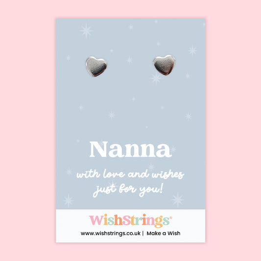 Nanna - Heart Stud Earrings | J075
